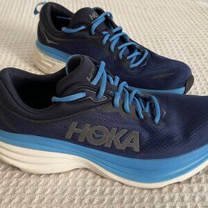 Hoka One Bondi 8 Men’s Size 12D Outer Space Running Shoes Sneakers